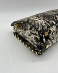 I.N.C. International Concepts Grey/Black Snakeskin Salee Medium Shoulder Bag