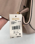Michael Kors Soft Pink Saffiano Leather Ava Convertible Satchel