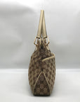 Gucci Brown and Beige Monogram GG Canvas Eclipse Shoulder Bag