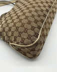 Gucci Brown and Beige Monogram GG Canvas Eclipse Shoulder Bag