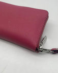 Michael Kors Pink Saffiano Leather Wristlet Clutch
