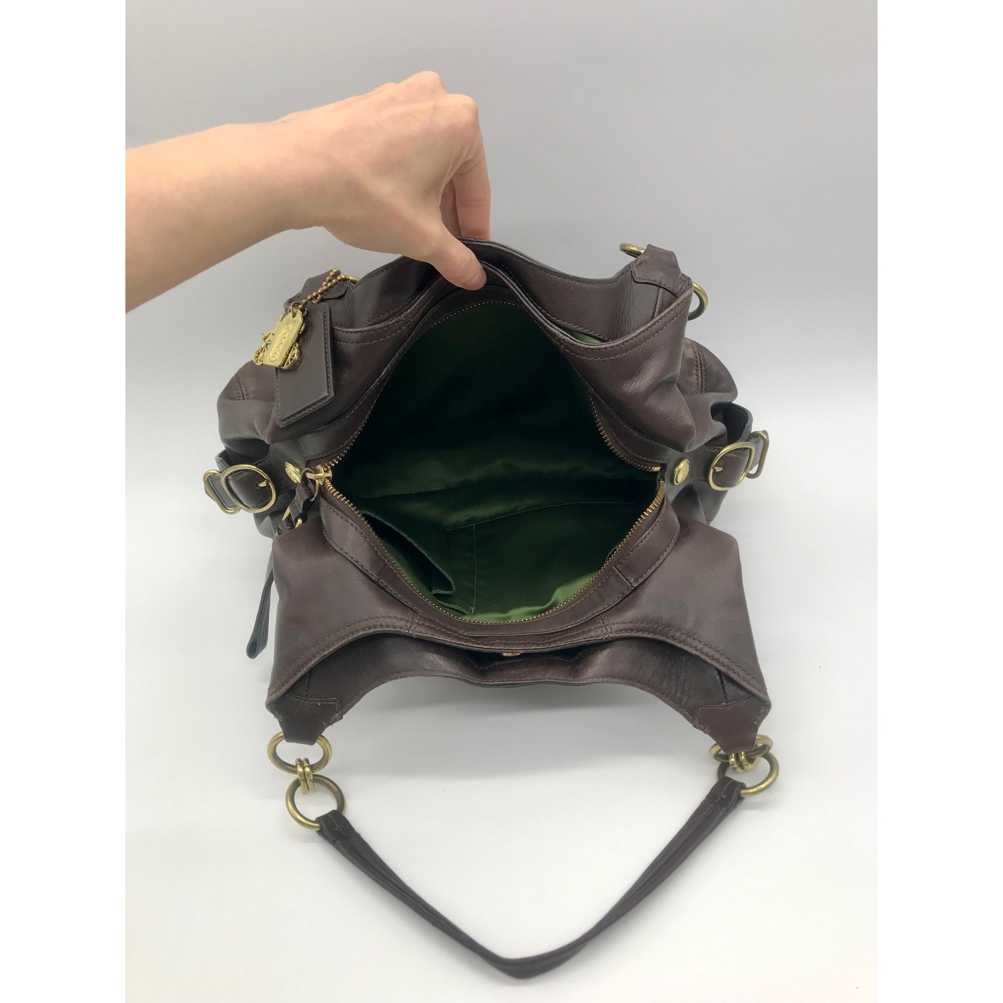 Coach Brown Madison Maggie Shoulder Bag 15742