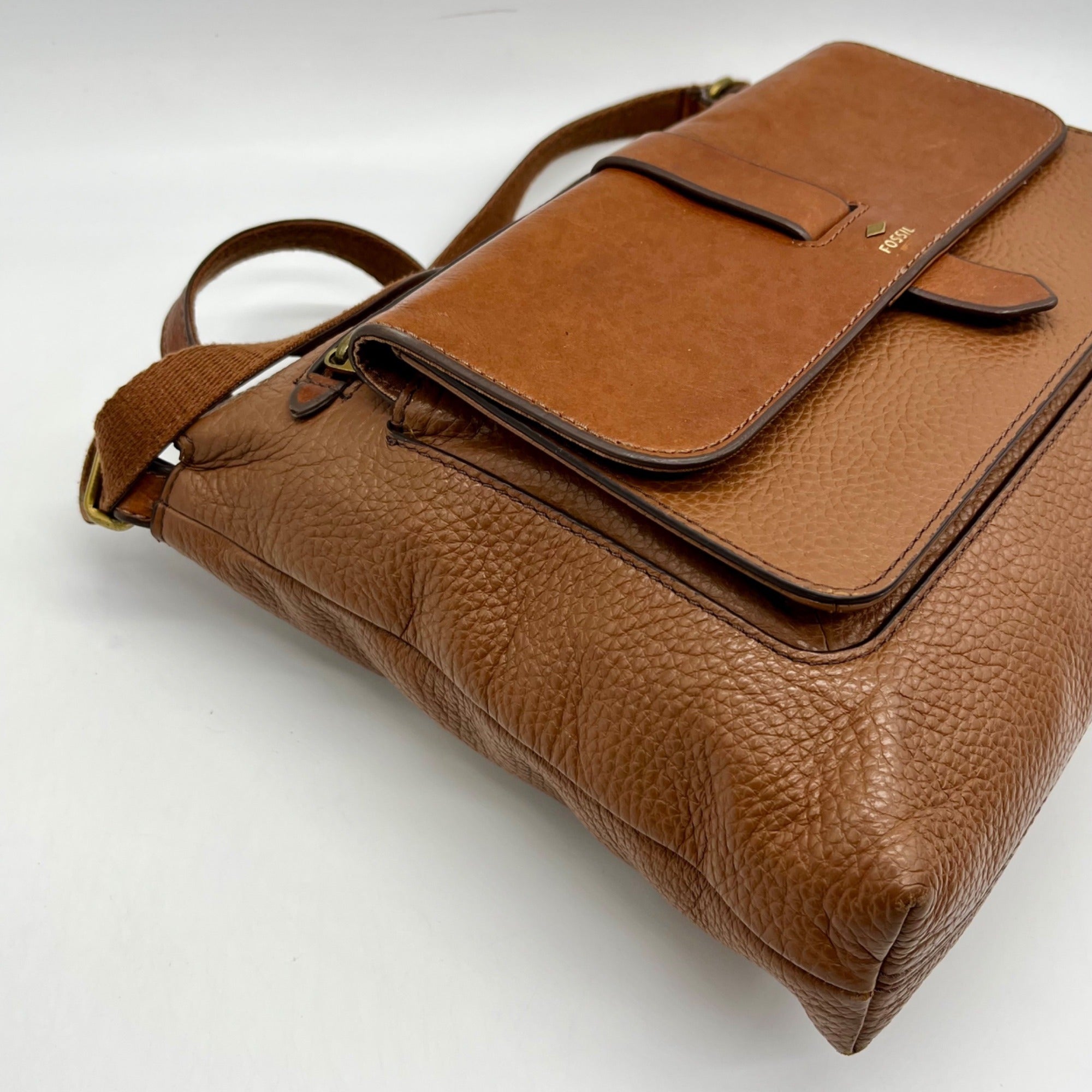 Fossil Kinley Brown Crossbody Bag