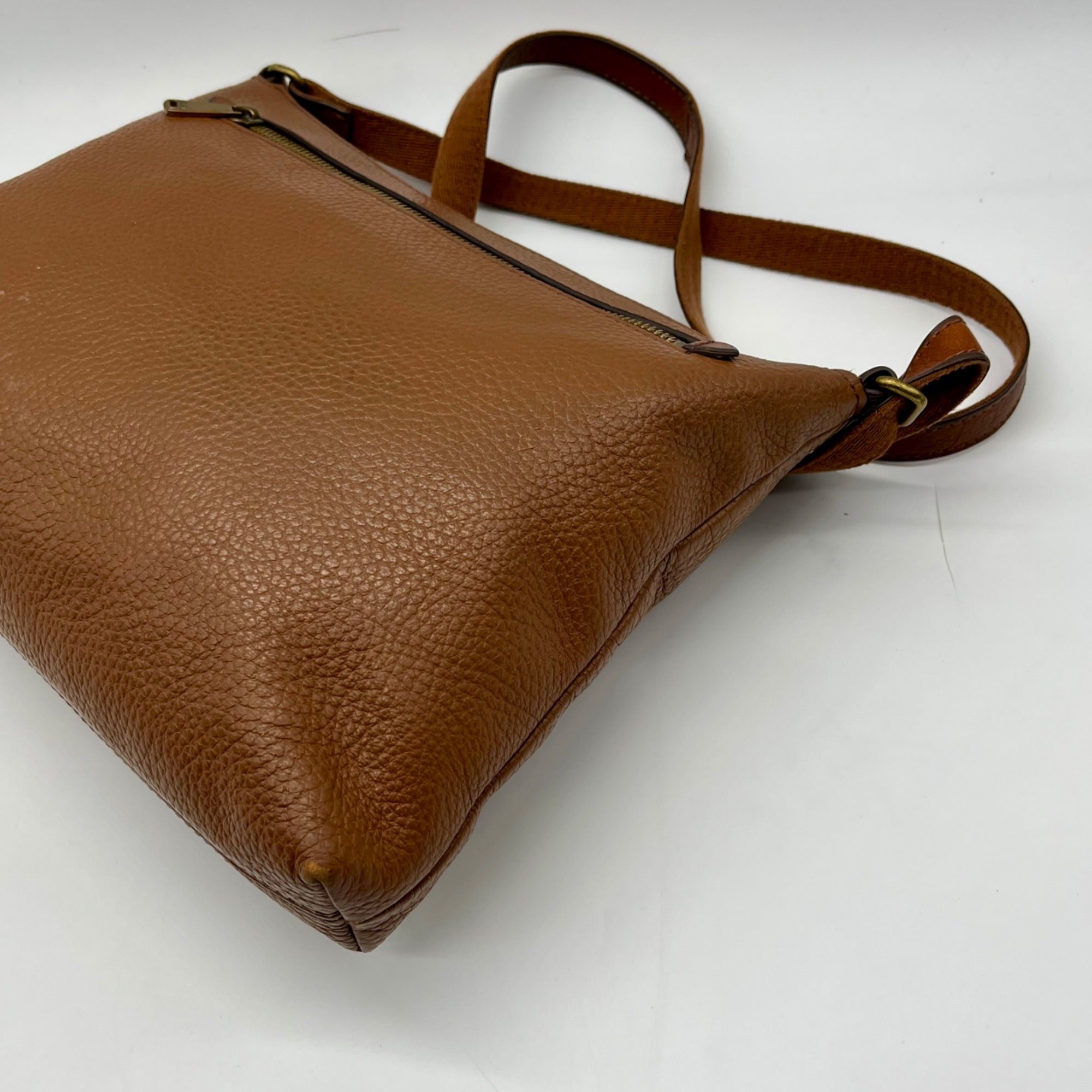 Fossil Kinley Brown Crossbody Bag