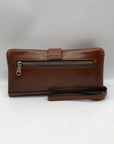 Patricia Nash Brown Leather Annesley Wallet