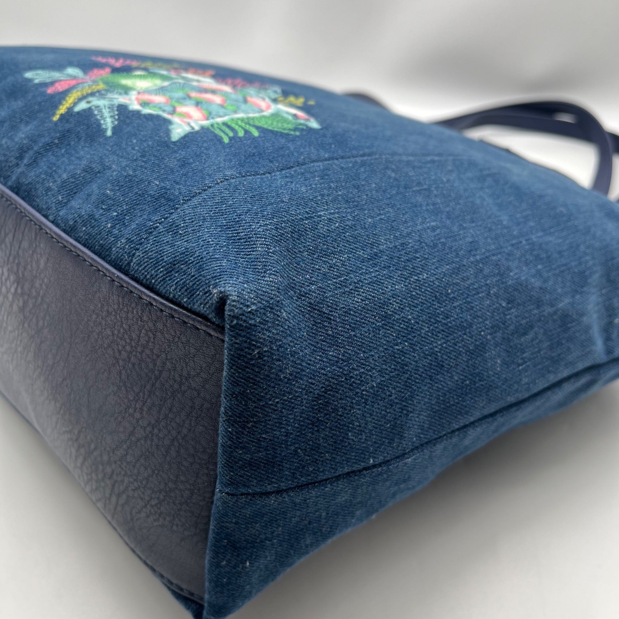 The Sak Denim Seascape Metro Tote Bag