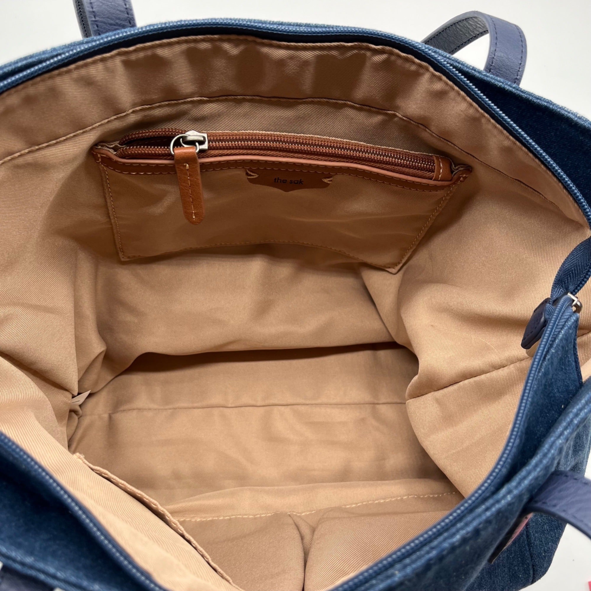 The Sak Denim Seascape Metro Tote Bag