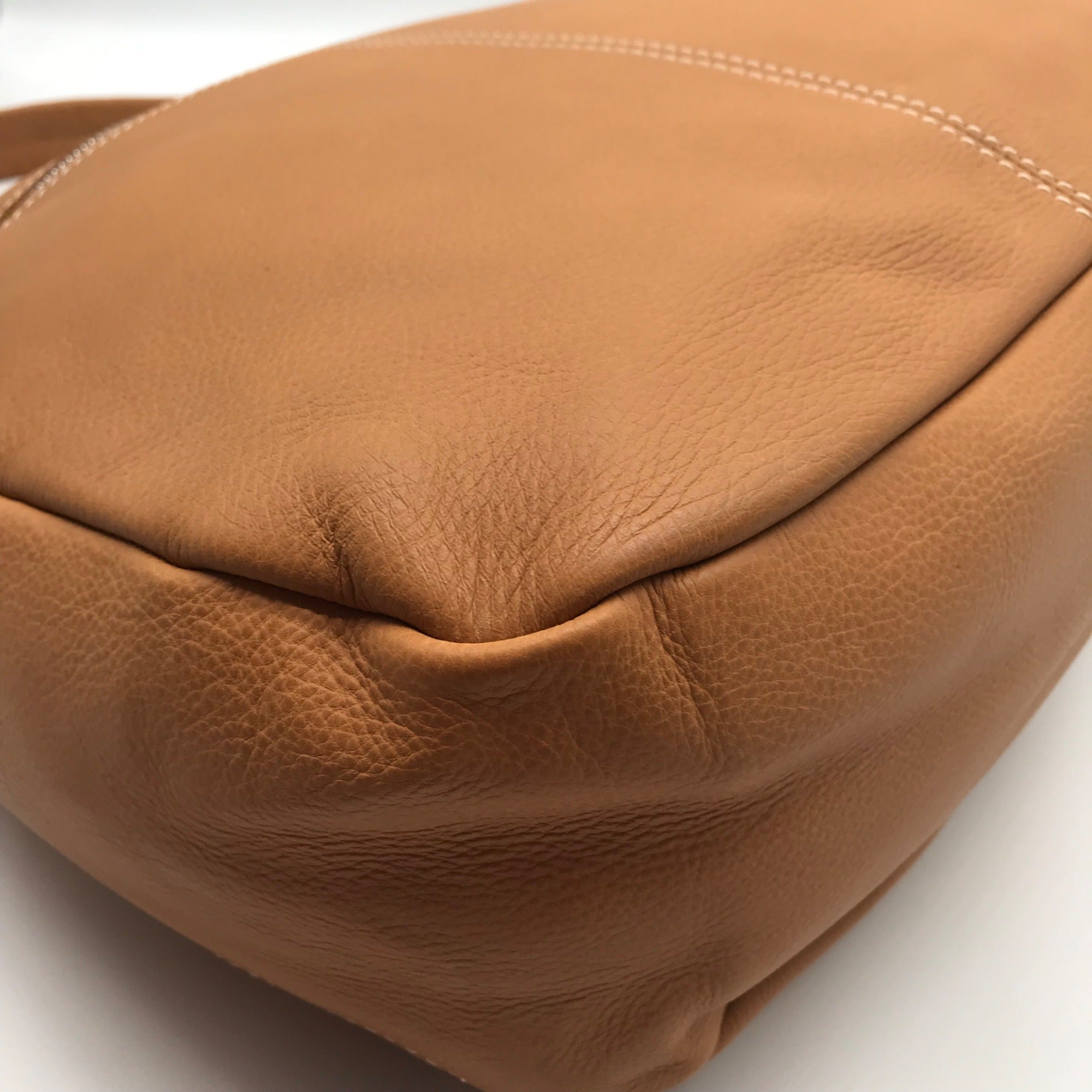Unbranded Tan Leather Hobo Crossbody