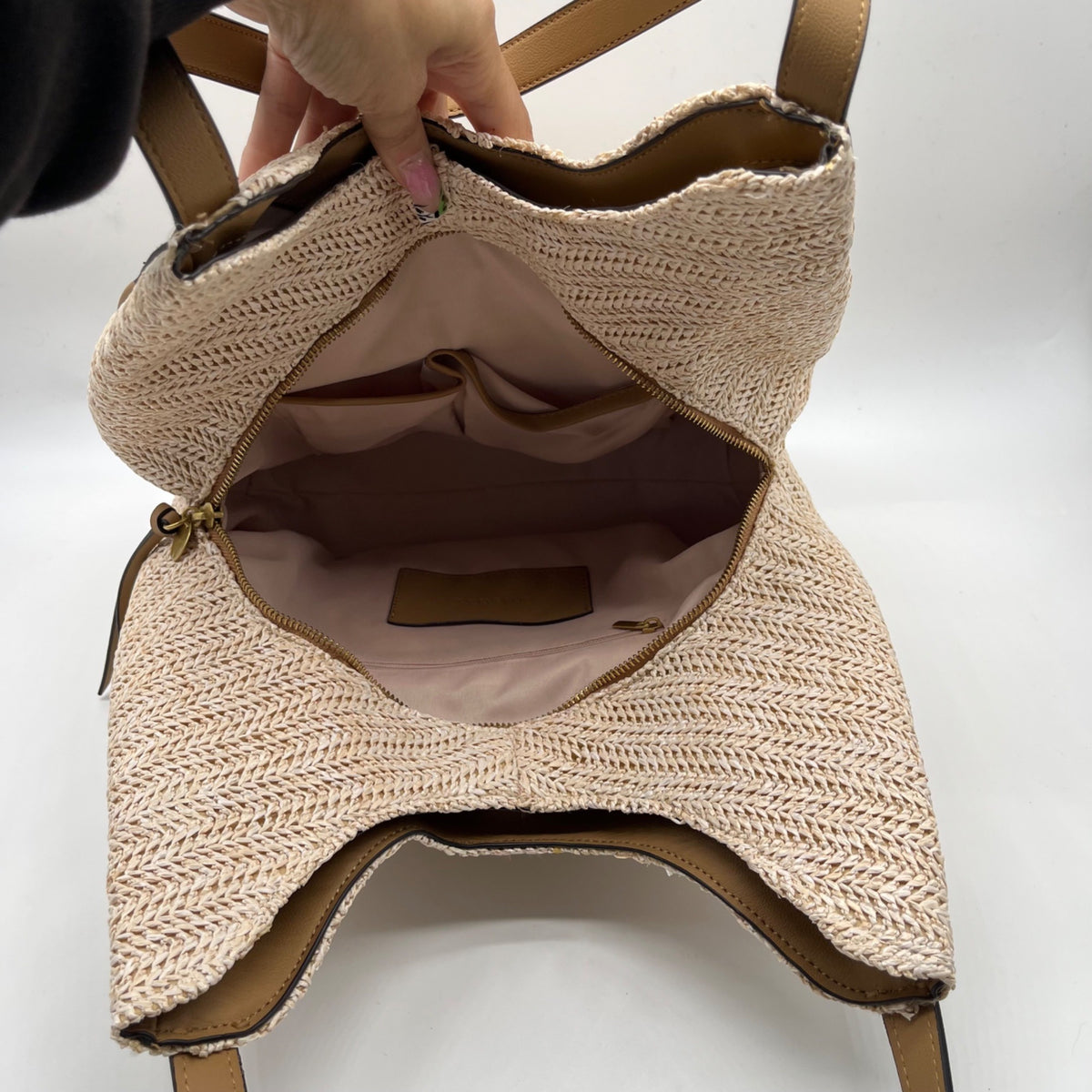 Style &amp; Co Straw Medium 4-Poster Tote