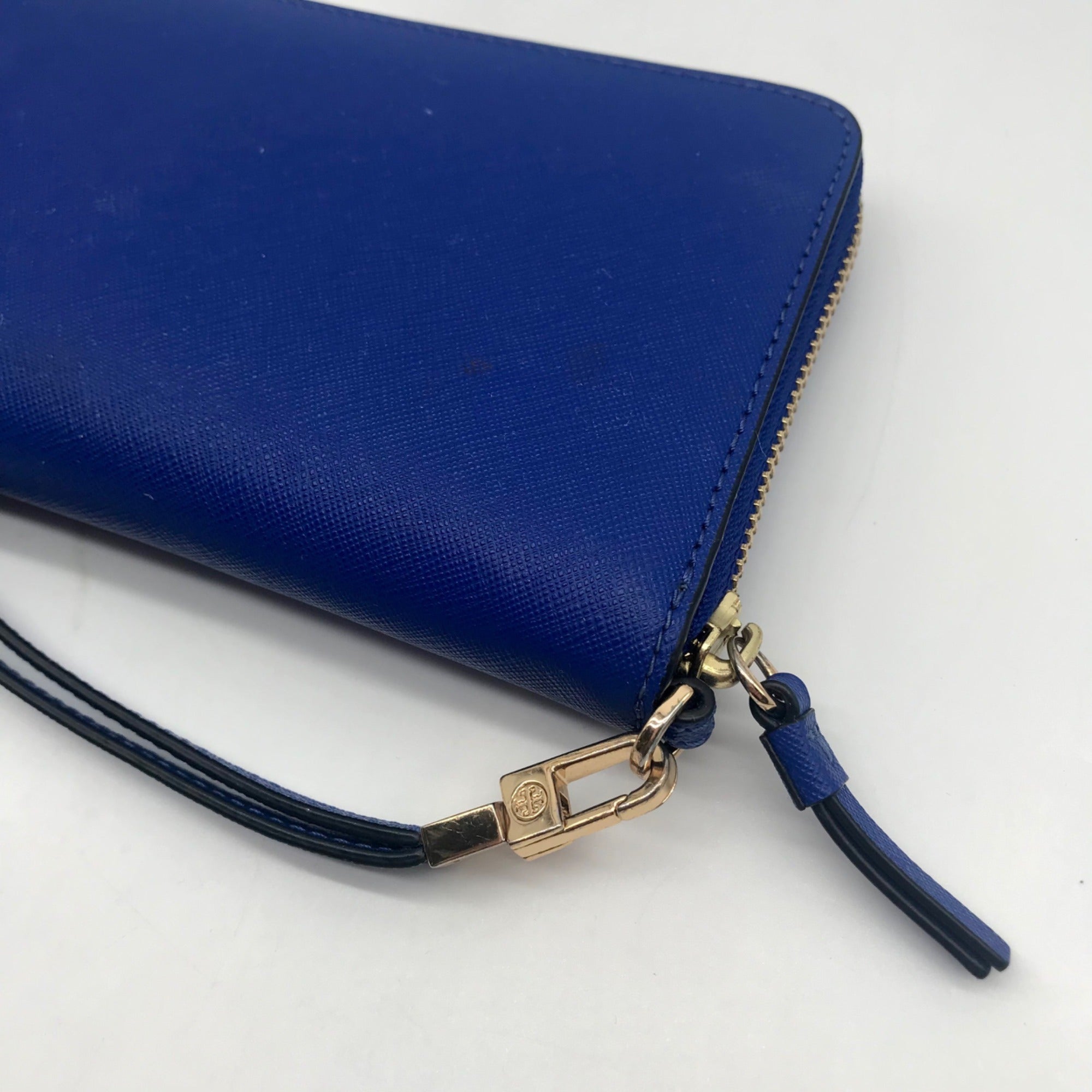 Tory Burch Royal Blue Robinson Continental Wallet