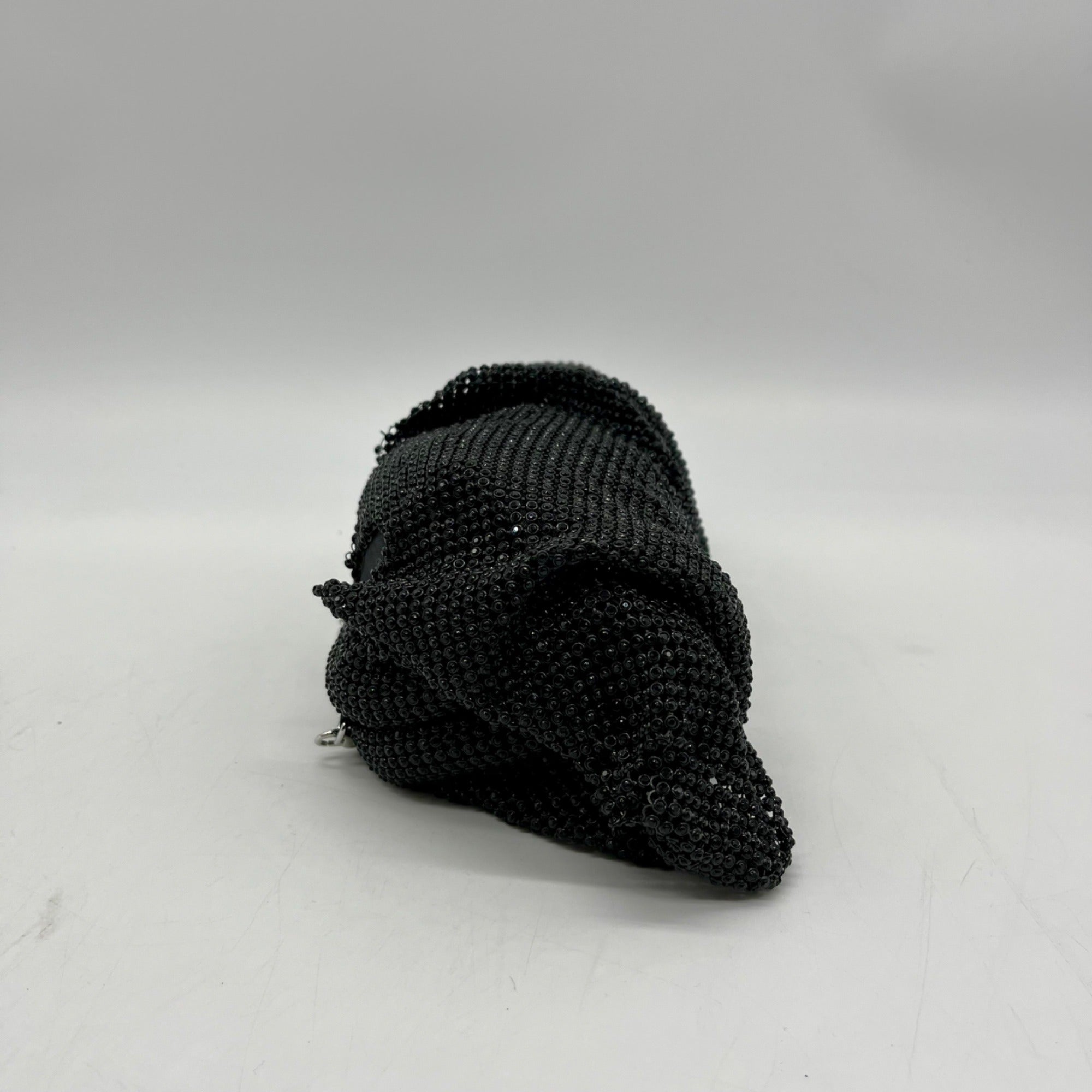 I.N.C International Concepts Black Mesh Pleated Clutch