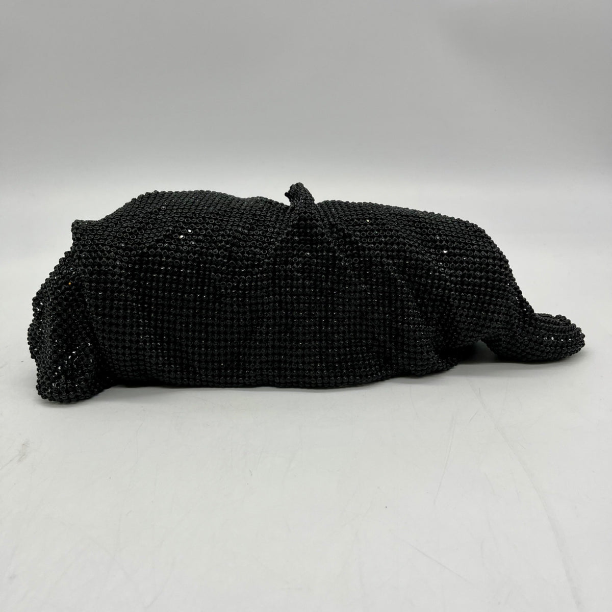 I.N.C International Concepts Black Mesh Pleated Clutch