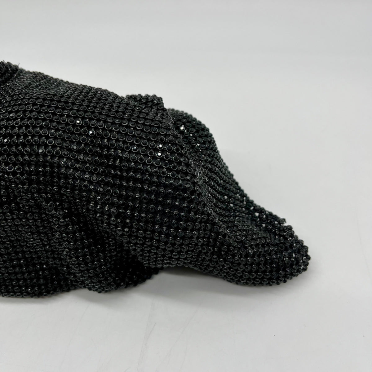 I.N.C International Concepts Black Mesh Pleated Clutch