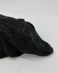 I.N.C International Concepts Black Mesh Pleated Clutch