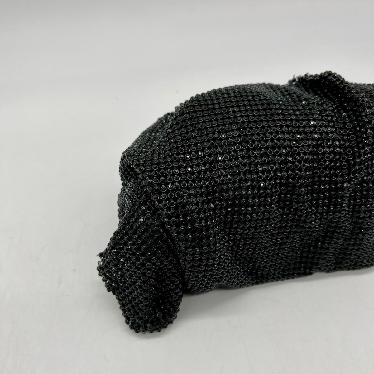 I.N.C International Concepts Black Mesh Pleated Clutch