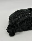 I.N.C International Concepts Black Mesh Pleated Clutch