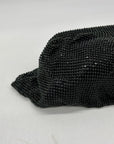 I.N.C International Concepts Black Mesh Pleated Clutch