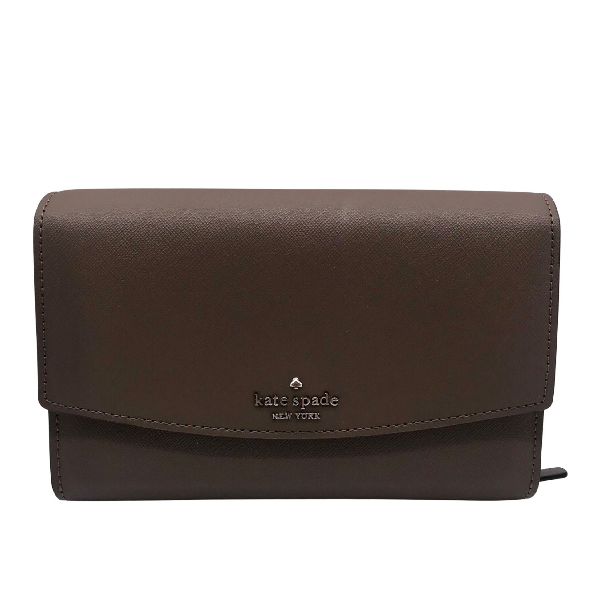 Kate Spade Purple Saffiano Leather Laurel Way Winnie Crossbody Bag