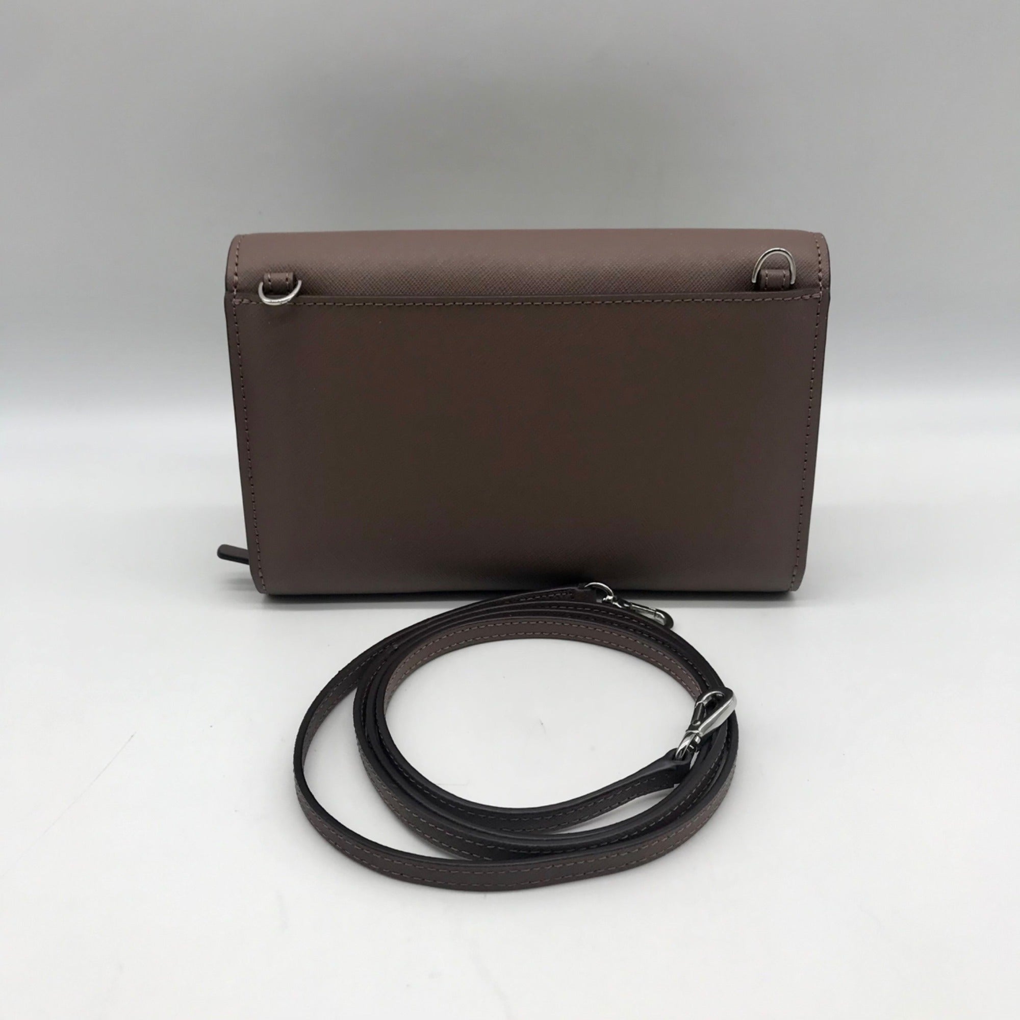 Kate Spade Purple Saffiano Leather Laurel Way Winnie Crossbody Bag