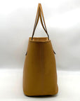 Michael Kors Jet Set Honey Crosshatch Leather Large Tote