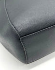 Michael Kors Black Saffiano Leather Jet Set Travel Chain Tote Bag