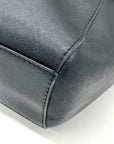 Michael Kors Black Saffiano Leather Jet Set Travel Chain Tote Bag
