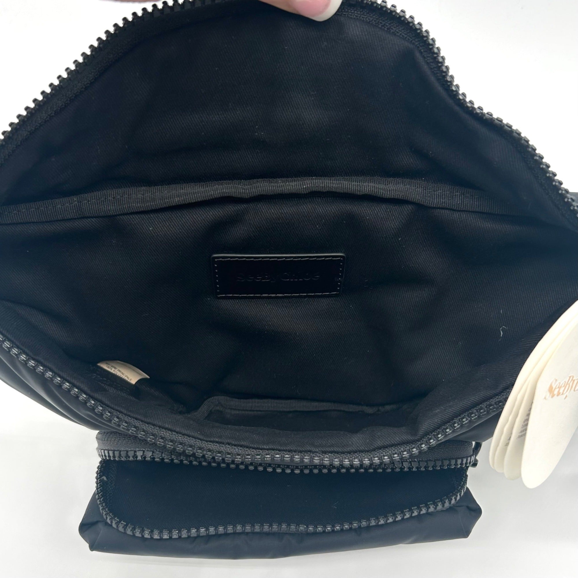 See by Chloé Black Polyester Joy Rider Belt Bag