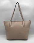 Kate Spade Light Beige Pebbled Leather Harlow Medium Tote Bag