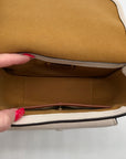 Coach White Pebbled Leather Tabby Messenger 19 Crossbody CJ846