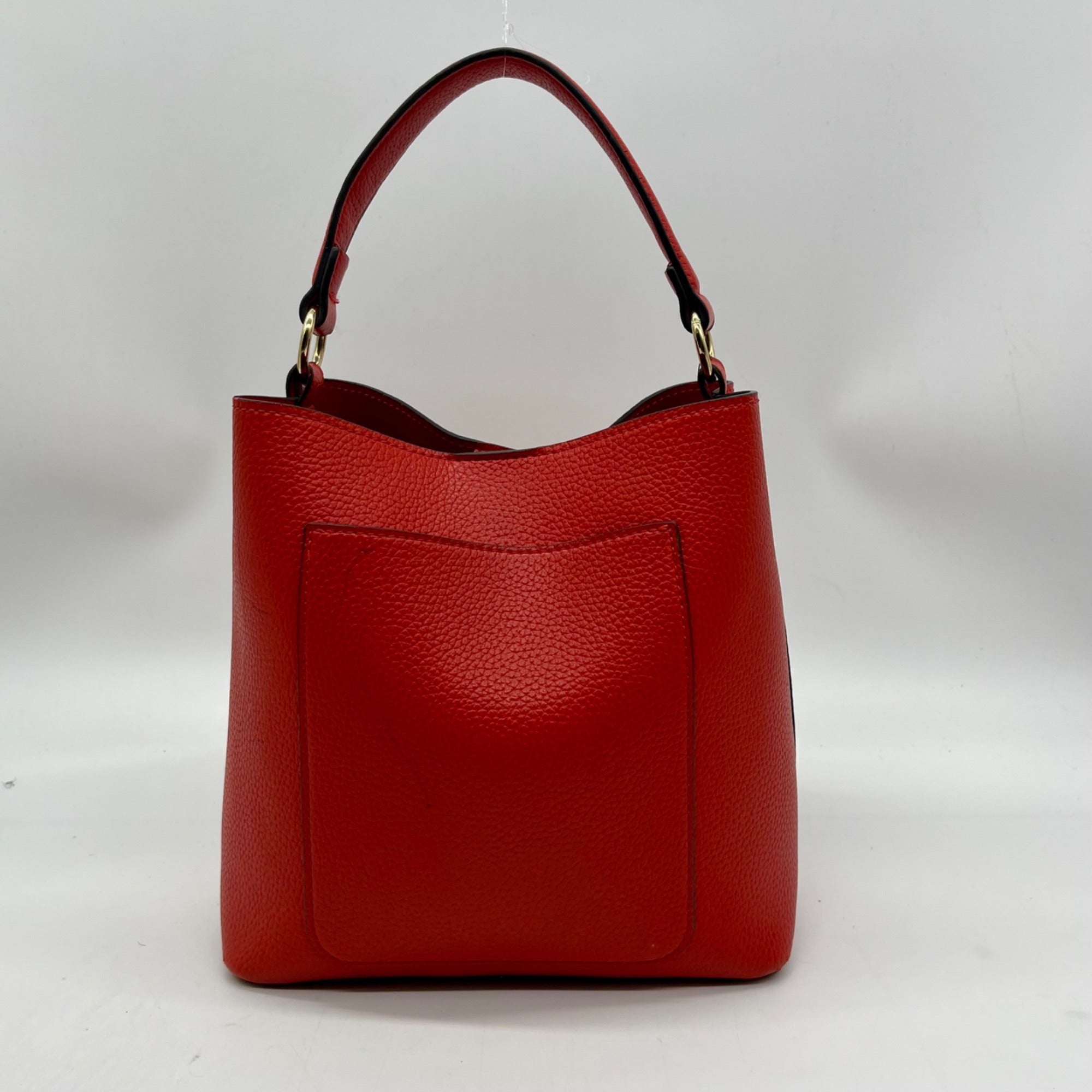 Nanette Lepore Red Drawstring Crossbody Bag