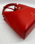 Nanette Lepore Red Drawstring Crossbody Bag