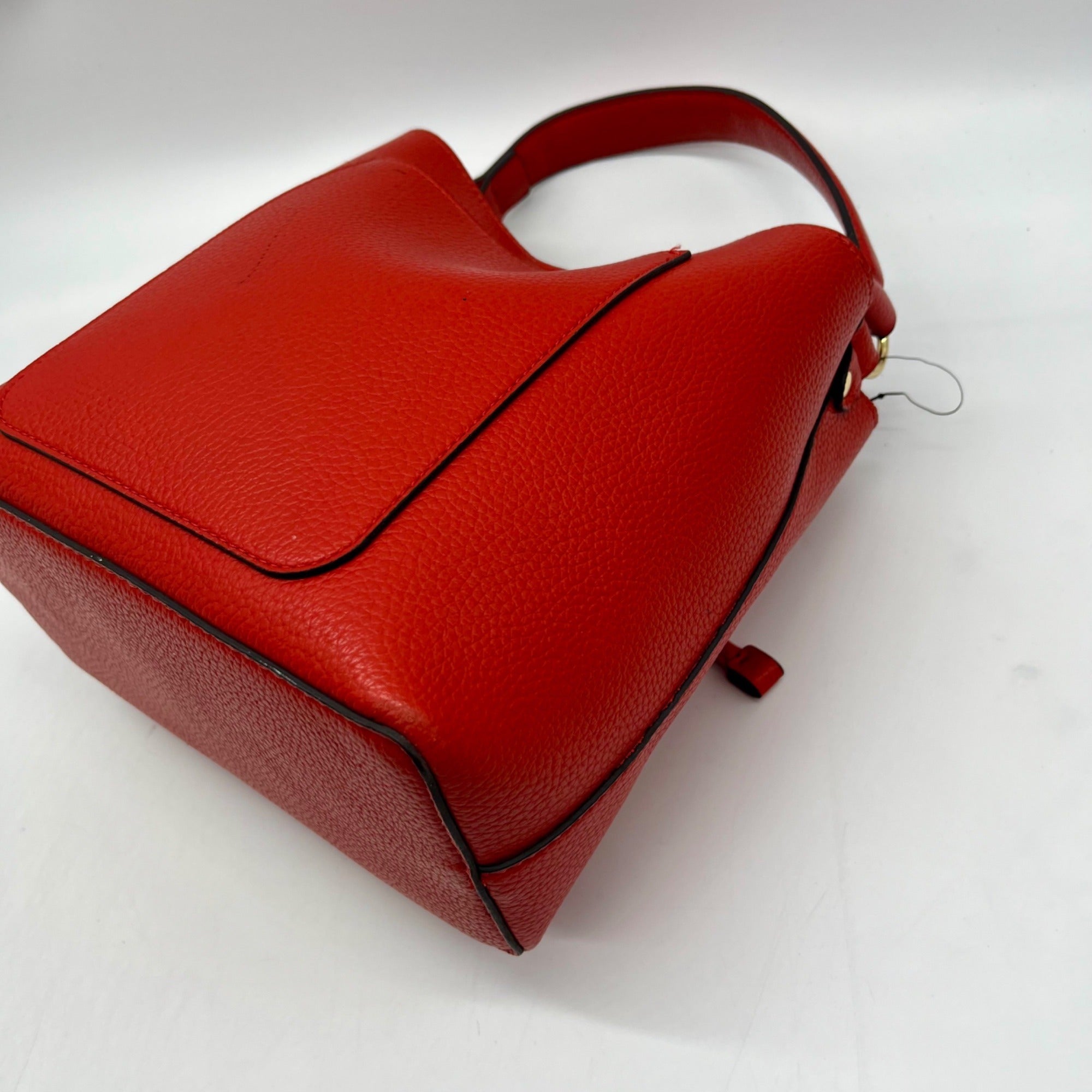 Nanette Lepore Red Drawstring Crossbody Bag