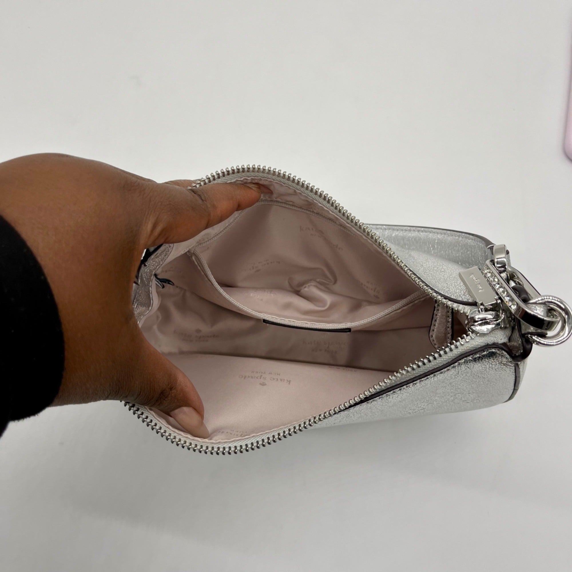 Kate Spade Silver Shoulder Bag