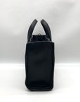 Michael Kors Black Leather Small East West Gigi Messenger Tote