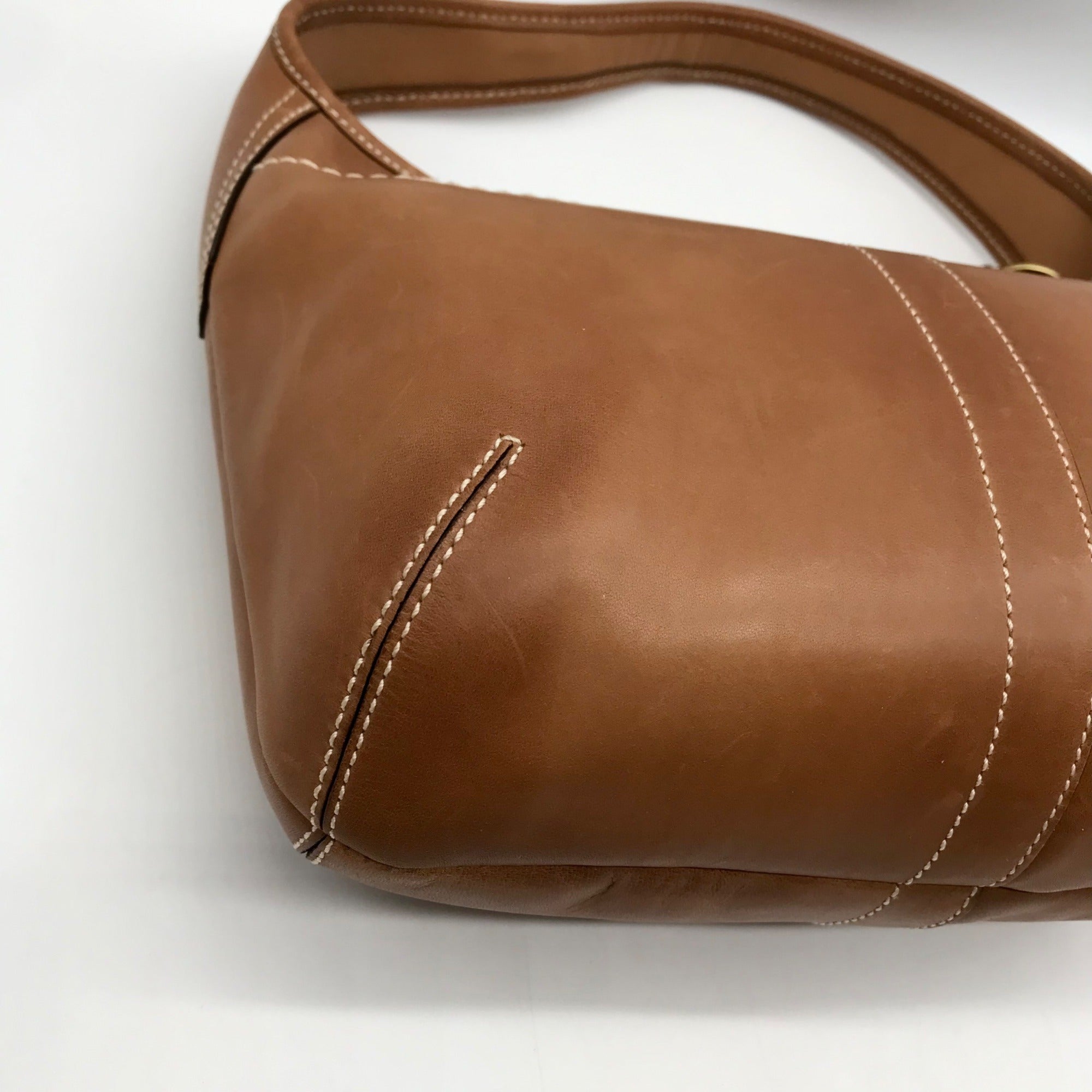 Vintage Coach Tan Leather Ergo Shoulder Bag &amp; Matching Wallet