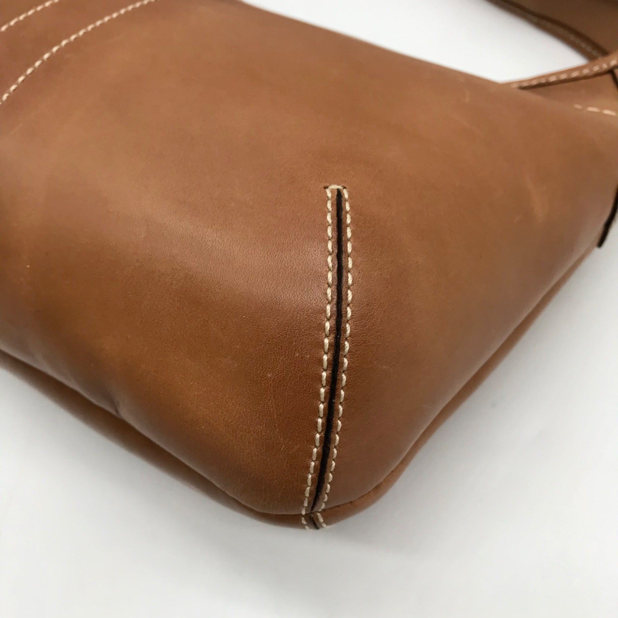 Vintage Coach Tan Leather Ergo Shoulder Bag &amp; Matching Wallet