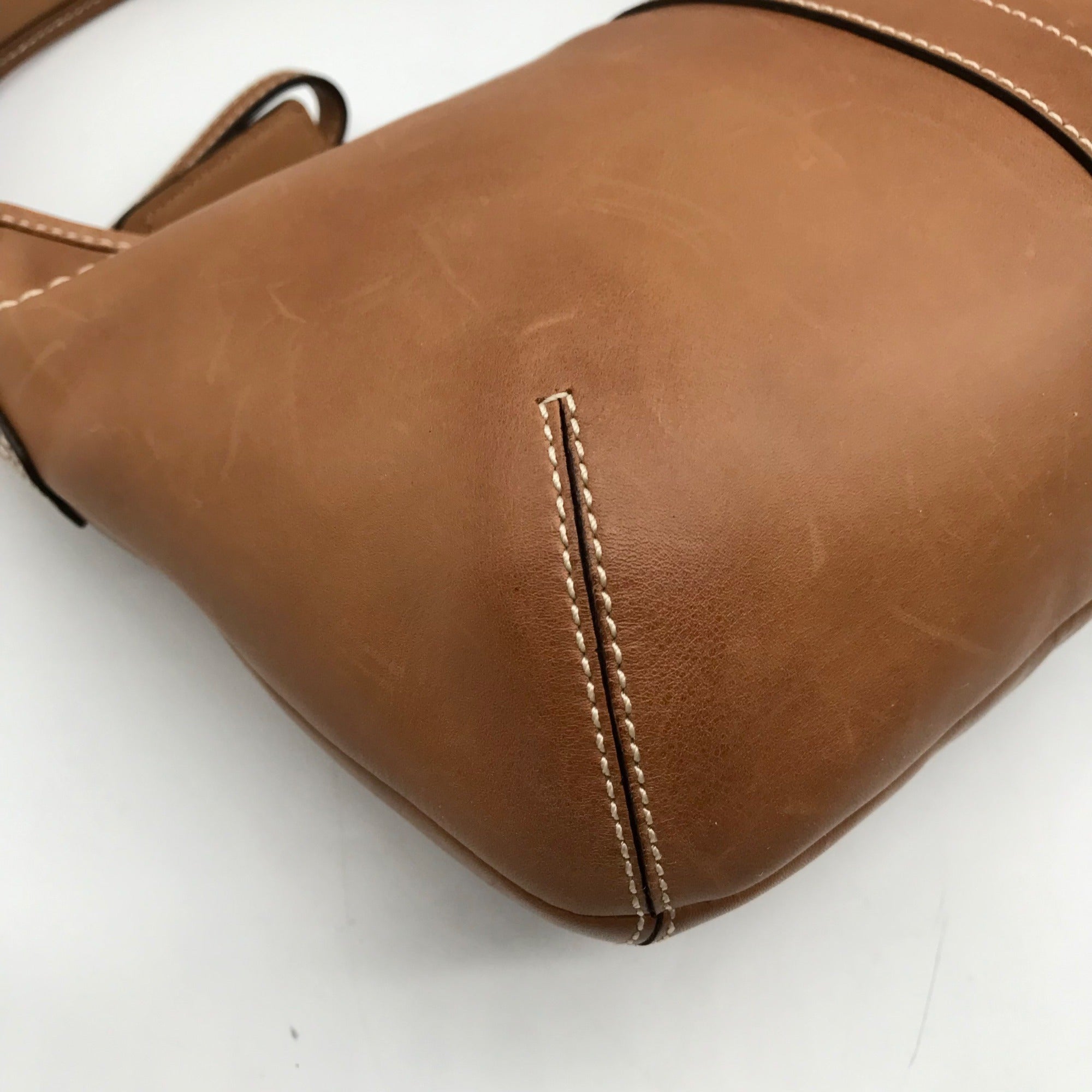 Vintage Coach Tan Leather Ergo Shoulder Bag &amp; Matching Wallet