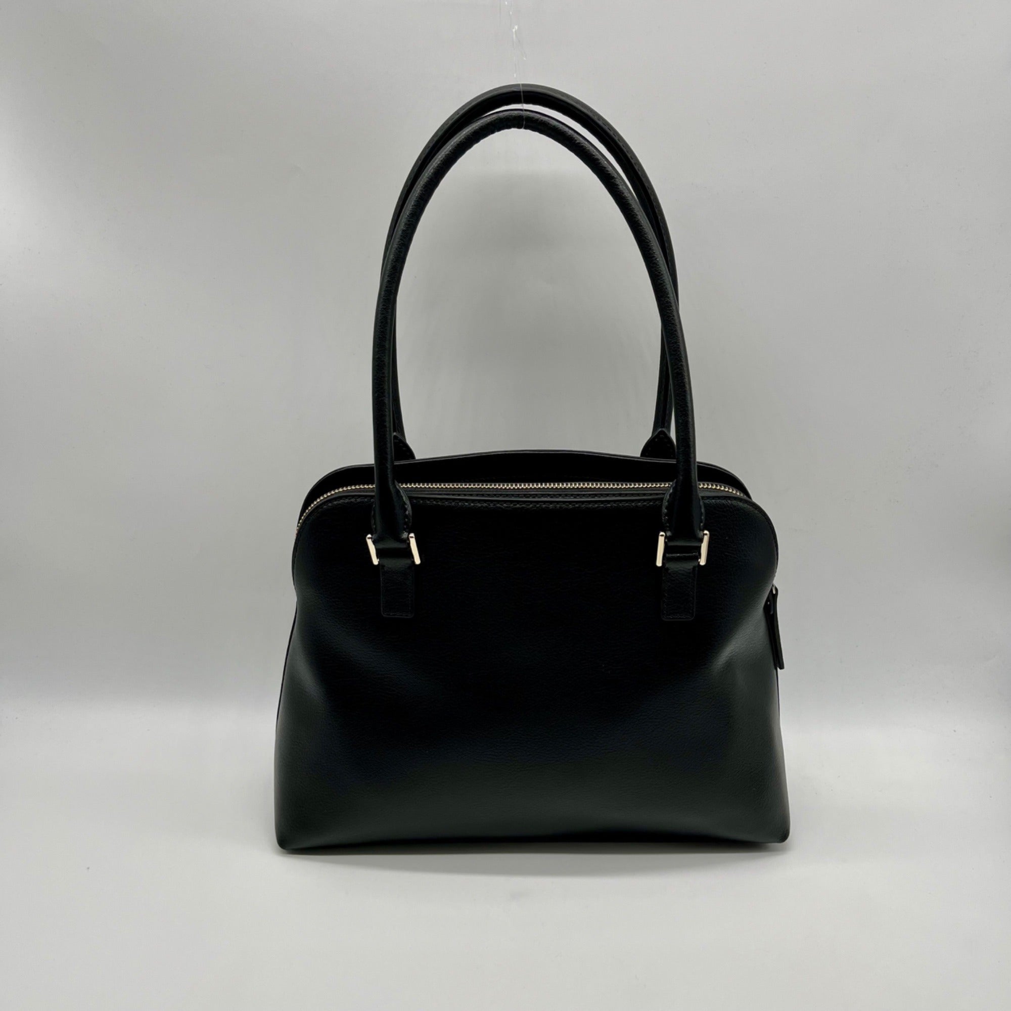 Kate Spade Black Refined Grain Leather Shoulder Bag