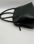 Kate Spade Black Refined Grain Leather Shoulder Bag