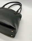 Kate Spade Black Refined Grain Leather Shoulder Bag