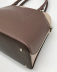 Kate Spade Beige Saffiano Leather Payton Dome Convertible Satchel