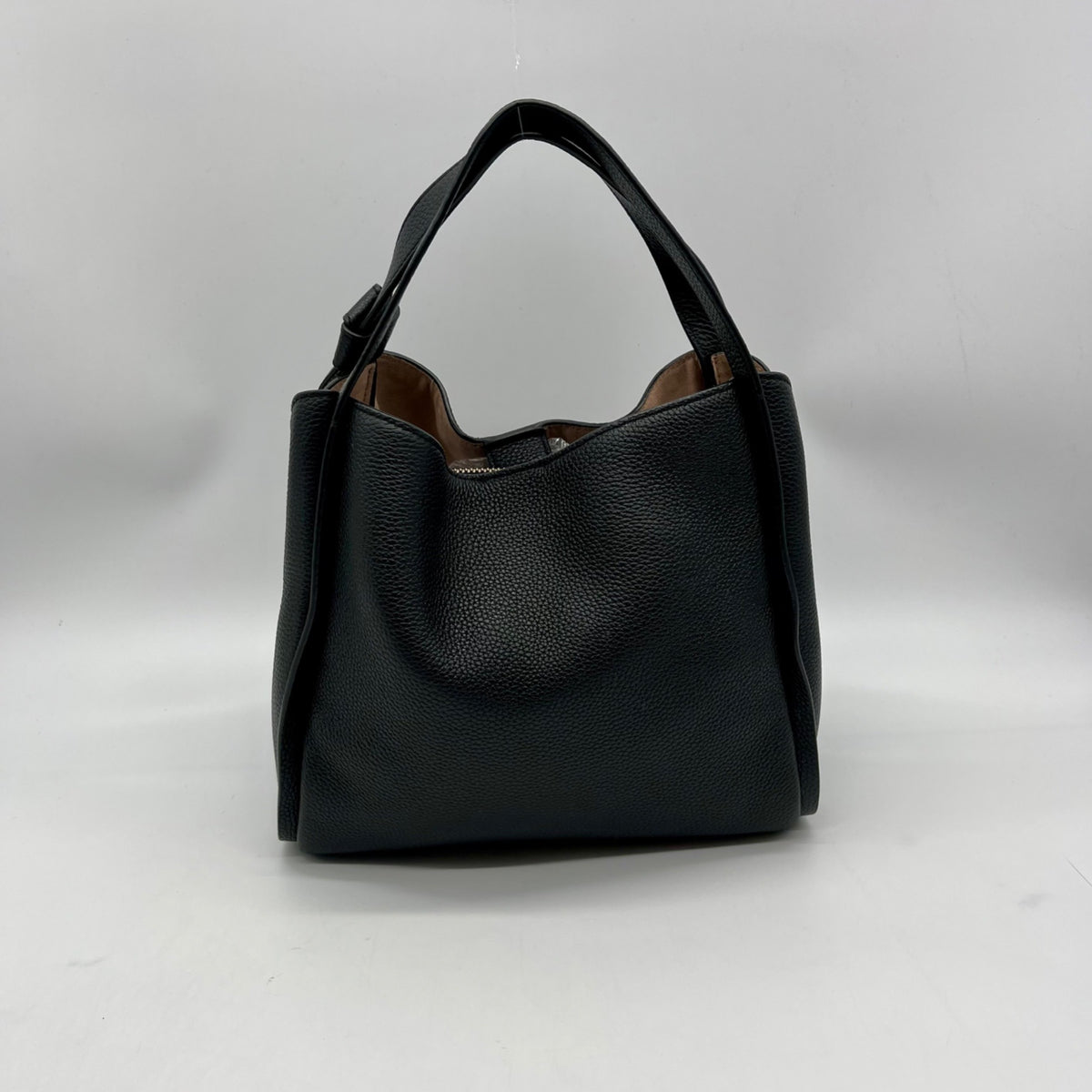 Kate Spade Pebbled Leather Black Knott Medium Tote Bag
