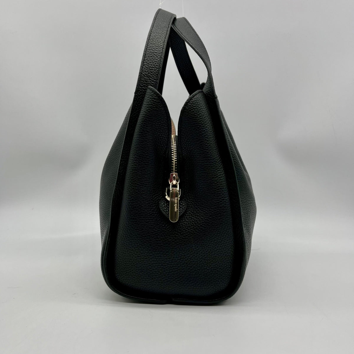 Kate Spade Pebbled Leather Black Knott Medium Tote Bag