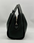 Kate Spade Pebbled Leather Black Knott Medium Tote Bag