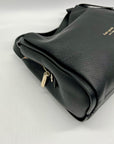 Kate Spade Pebbled Leather Black Knott Medium Tote Bag
