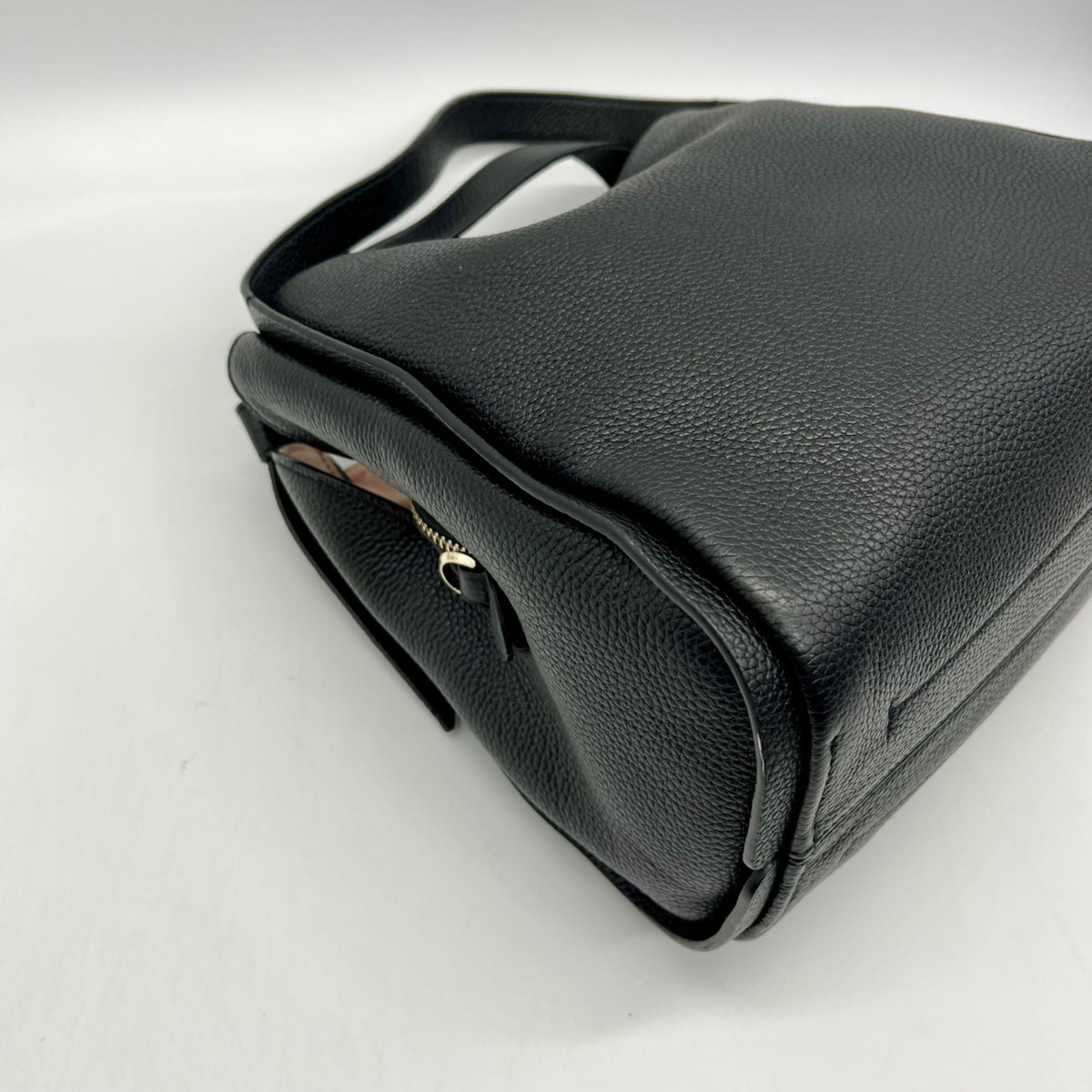 Kate Spade Pebbled Leather Black Knott Medium Tote Bag