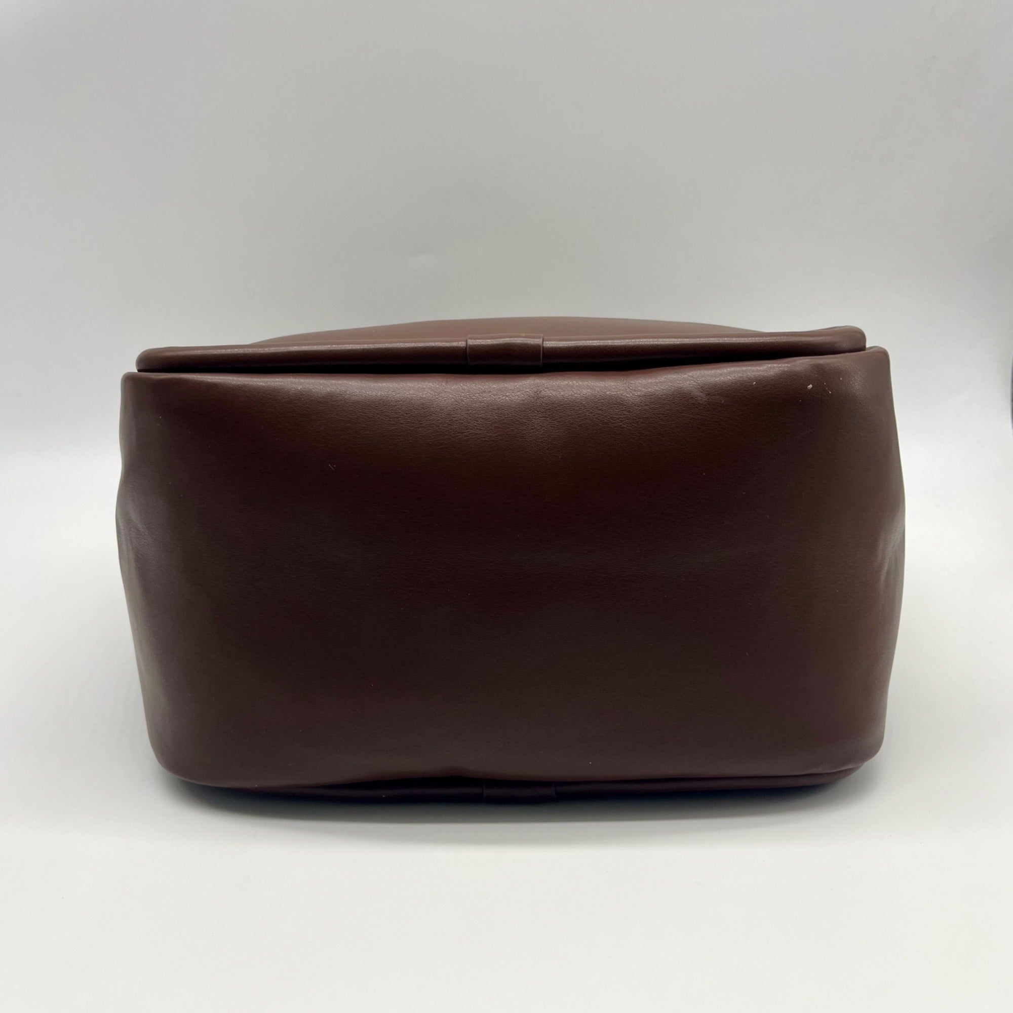 MMS Brands Brown Leather Style Shoulder Bag