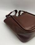 MMS Brands Brown Leather Style Shoulder Bag