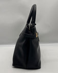 Nine West Black Faux Leather Aira Satchel