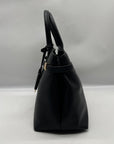 Nine West Black Faux Leather Aira Satchel